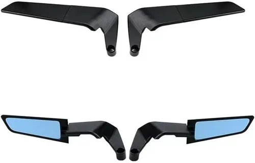 Miniatura 3 de Motorcycle Rearview Mirror For FZ8 FZ-8 Motorcycle Mirrors Stealth Winglets Mirror To Rotate Adjustable Mirrors