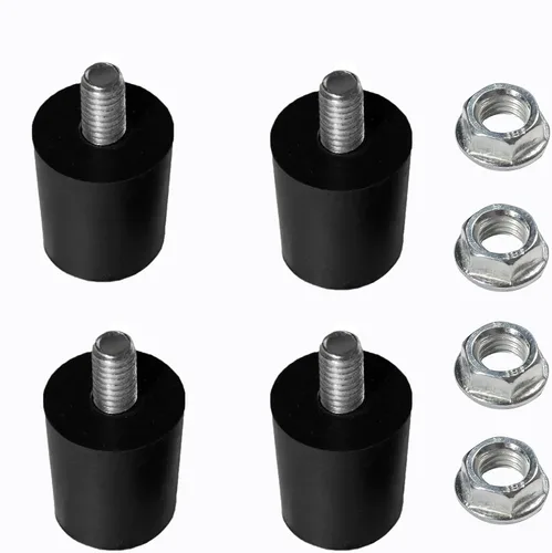 4 patas de goma para horno Blackstone de 17 y 22 pulgadas, accesorios de parrilla estabilizadores cortos para mantener tu plancha estable, pies