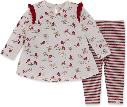Miniatura 21 de Burt's Bees Baby Conjunto de camiseta y pantalón para bebé, túnica y leggings, 100% algodón orgánico