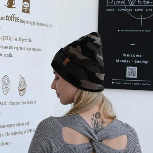 Miniatura 5 de Rajputana Paquete de 1 y 2 gorros de invierno unisex para hombres y mujeres