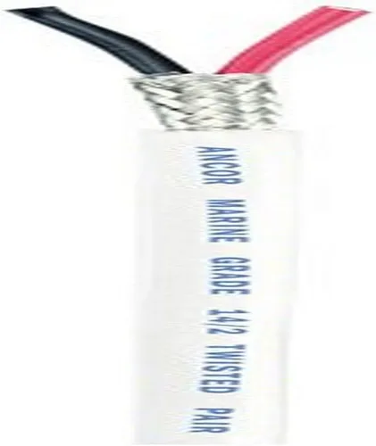 Ancor 141410 Cableado eléctrico trenzado de grado marino para barco con escudo (calibre 14, 100 pies)