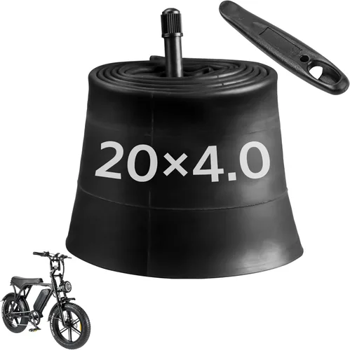 Miniatura 4 de OUXI 20x4.0 Fat Tire Tube, Puncture Resistant Folding MTB Replacement Tire, 20x4.0 Fat Tyre for MTB and Ebikes, All-Terrain Directional Tread