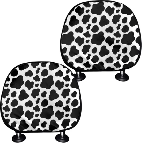 Miniatura 7 de Funda personalizada para reposacabezas de asiento de automóvil, regalos personalizables, transpirables, paquete de 2 fundas de cojín para asiento