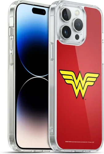 Miniatura 123 de Head Case Designs Funda de gel suave con licencia oficial de Wonder Woman DC Comics Classic Logos compatible con Apple iPhone 7 Plus/iPhone 8 Plus