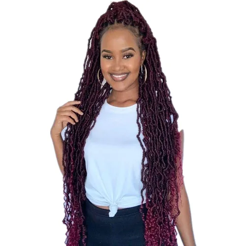 Miniatura 34 de BOHOBABE Rastas Falsas de Cabello de Ganchillo de 30 Pulgadas, Rastas Suaves Boho de Ganchillo con Puntas Rizadas, Rastas Largas de Diosa Bohemia