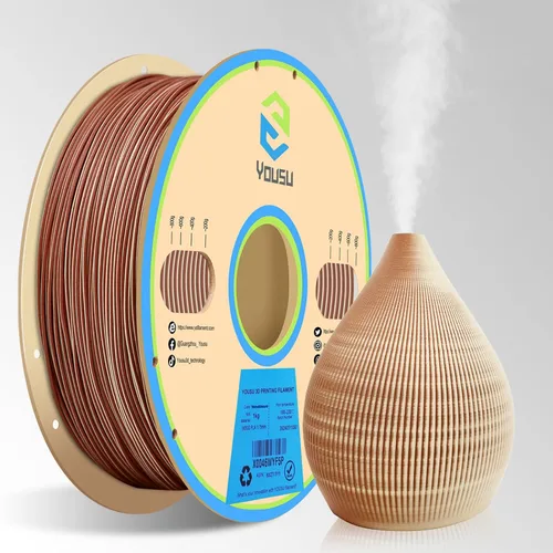 Miniatura 28 de Yousu Seda de Doble Color Filamento PLA para 3D Impresora Filamento Coextrusión PLA Multicolor Filamento PLA 1.75mm (± 0.03 mm) Compatible