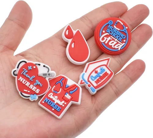 Miniatura 3 de Pabucle Colgantes médicos para zapatos papacharmsnuevo mexicano con hebilla de clip, dijes para zapatos papacharms, hombres y mujeres, decoración