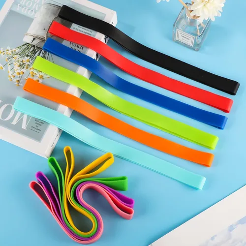 Miniatura 2 de 10 piezas de bandas de toalla de silicona para sillas de playa, bandas elásticas grandes de goma para sillas de playa, accesorios para crucero