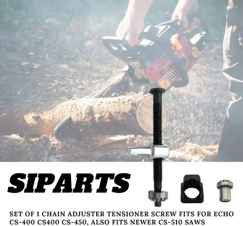 Miniatura 4 de Kit de ajustador de tensor de barra de cadena para compatible con Echo CS-400 cs400 CS-450 Kit de ajustador de tensor de cadena piezas