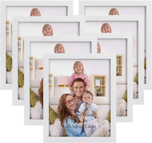 Miniatura 21 de Giftgarden - Juego de 7 marcos para fotos de 4 x 6 pulgadas, color negro, marcos para fotos de 4 x 6 pulgadas para pared o mesa