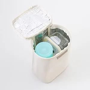 Miniatura 9 de Bebefit Bolsa de pañales con bolsa organizadora y bolsa aislada para mamá y papá material de espiga 12 bolsillos
