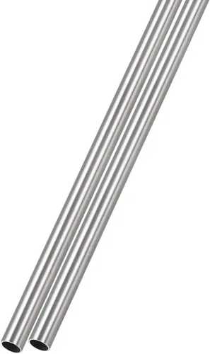 Miniatura 18 de METALLIXITY Tubo de acero inoxidable 316 (0.039 in de diámetro exterior x 0.006 in de pared T x 9.843 in de largo), 2 piezas, tubo recto