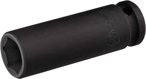 Miniatura 10 de JETECH Zócalo de impacto profundo de 1-1/4", unidad de 1/2 pulgada, SAE, acero de aleación de molibdeno cromado (Cr-Mo), diseño de 6 puntos, alcance