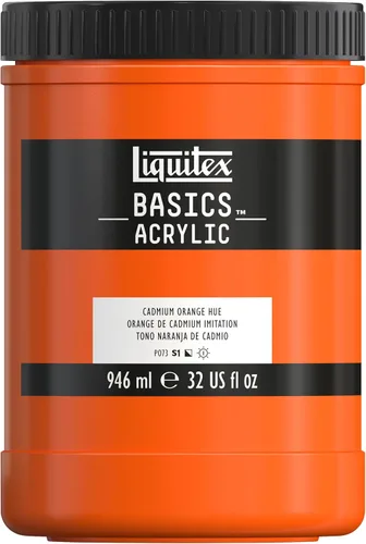 Miniatura 65 de Liquitex BASICS Pintura Acrílica, Botella de 400ml (13.5 oz), Blanco Titanio Titanio Blanco