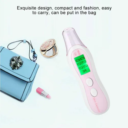 Miniatura 4 de Analizador digital de piel LCD, analizador de piel, monitor de aceite de agua y humedad para cuidado de la piel, probador de piel facial de alta