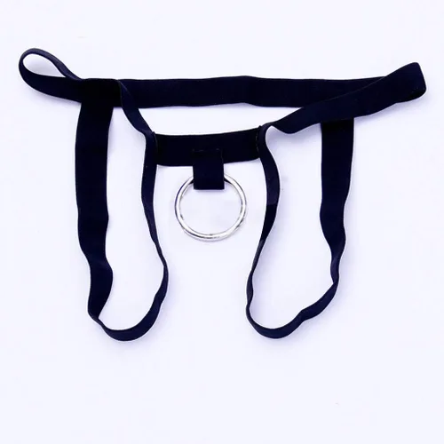 Miniatura 4 de Tangas G-Strings para hombre con correa de moda Sretch Slip con espalda en T Micro ropa interior sexy lencería con anillo