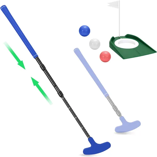 Miniatura 8 de Golf Putter, Golf Putters for Men & Women, Mini Putter, Club Golf Set, Bucket Golf Game, Two-Way Putters Includes Ball, Cup with Flag