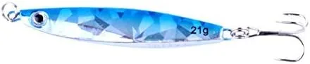 Miniatura 2 de 7 unids metal duro mar hundimiento plomo pesca señuelos wobbler lucio carpa trucha perca calamar bagre pesca cebos 0.49 oz/0.74 oz