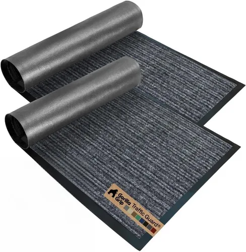 Miniatura 24 de Gorilla Grip - Tapete afelpado original de goma con perfil bajo, resistente, duradero, impermeable y fácil de limpiar para interior y exterior