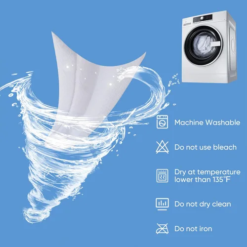 Miniatura 6 de Protector de colchón impermeable refrescante tamaño completo, cubierta de colchón de tela de aire 3D, cubierta de almohadilla de colchón suave