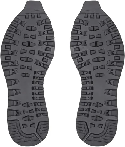 Materiales de reparación de zapatos de goma antideslizantes, repuesto de suela completa, negro, 11.8 x 4.53 pulgadas, 0.2 pulgadas