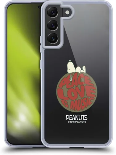 Miniatura 72 de Head Case Designs Funda de gel Woodstock 50th con licencia oficial de Peanuts Snoopy Guitar 1969 [protección de grado militar] compatible