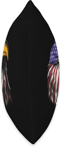 Miniatura 2 de Adler Vogel Eagle American Flag - Almohada de halcón, 16 x 16 pulgadas, multicolor