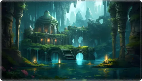 Miniatura 11 de Alfombra de juego con zonas para juego de cartas MTG, alfombras de juego de mesa, alfombras de juego de mesa de Magic, 61x35.5 cm, alfombra de juego
