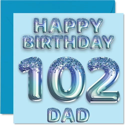 Miniatura 118 de Stuff4 Tarjeta de primer cumpleaños para niños, globo de fiesta con purpurina azul, tarjetas de feliz cumpleaños para niño de 1 año, nieto, hijo, 57