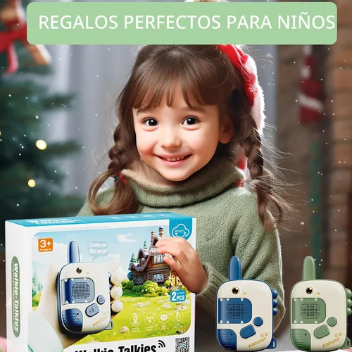 Miniatura 7 de Dino Walkie Talkies para niños, juguetes de dinosaurio para niños de 3-5-7, juguetes para niños pequeños, paquete de 2 regalos de cumpleaños para 3