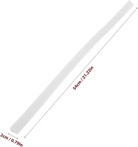 Miniatura 6 de DOITOOL Protector para bañera, barrera de agua para ducha, tapón de agua para piso, 19.7 in, silicona resistente, autoadhesiva para un fácil montaje
