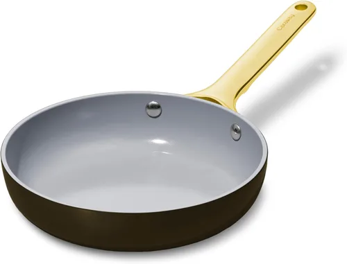 Caraway - Minisartén antiadherente de cerámica, no tóxico, sin teflón (PTFE) ni PFOA, apto para horno y estufas a gas/eléctricas/de inducción, 1.05