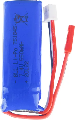 Miniatura 5 de sea jump Batería de litio de 7.4V 550mAh para wltoys K969 K979 K989 K999 P929 P939 284131 Accesorios de coche RC de alta velocidad Batería de litio