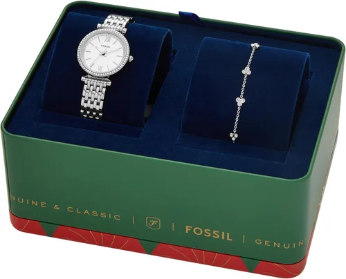 Miniatura 5 de Fossil Carlie - Reloj pequeño de mujer con correa de acero inoxidable o cuero