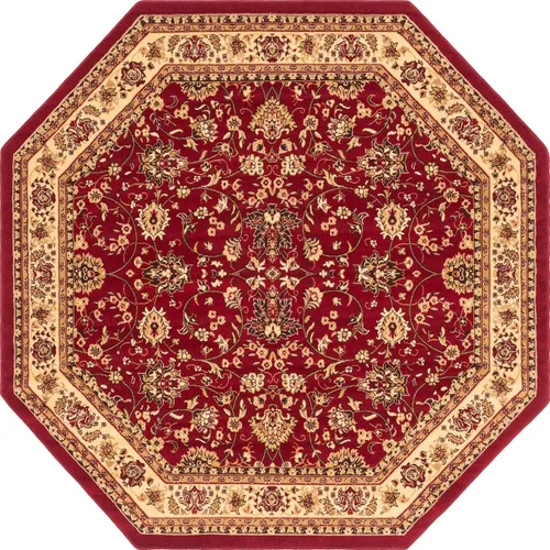 Miniatura 499 de Unique Loom Colección Sialk Hill - Alfombra de área Washington (3 pies 3 pulgadas x 5 pies 3 pulgadas, rectángulo, burdeos/crema)