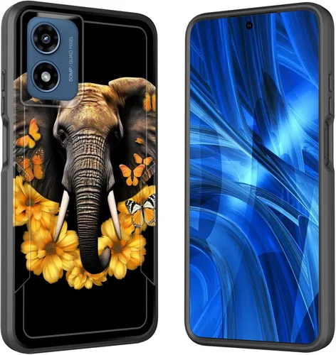 Miniatura 30 de Funda para Moto G 5G 2023, [probada en caídas de grado militar], resistente, resistente, resistente, a prueba de golpes, funda protectora