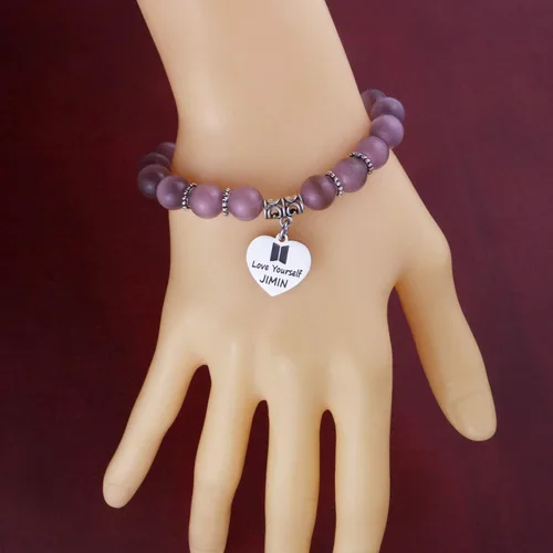 Miniatura 3 de BOSATE Kpop Bangtan - Pulsera de Bangtan para niños, pulsera del ejército para amarte a ti mismo ejército, joyería para amantes de los niños, regalo