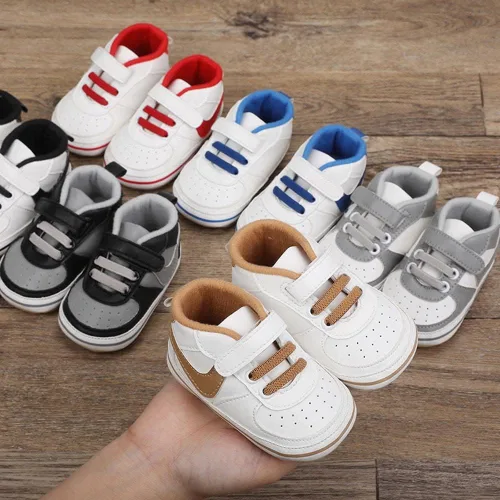 Miniatura 4 de Clowora Unsex - Zapatos de bebé para niños y niñas, tenis antideslizantes con suela de goma suave, zapatos ligeros
