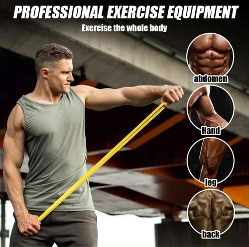 Miniatura 4 de Resistance Bands for Working Out, Pull Up Assistance Bands Set for Men & Women,Latex Workout Bands, Eexercise Bands Resistance for Body