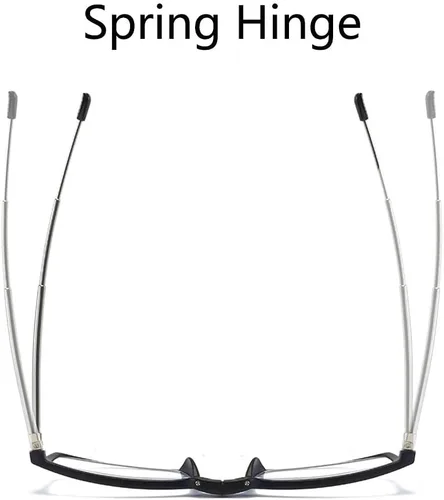 Miniatura 4 de Anteojos de lectura plegables compactos, portátiles, con bloqueo de luz azul, para hombres y mujeres, 2 unidades en estuche 1.0