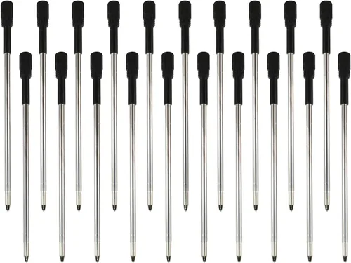 Miniatura 8 de Oddmoal Bolígrafos de diamantes divertidos y elegantes para mujer, bolígrafos de metal brillante, tinta negra, 12 unidades (colores mezclados)