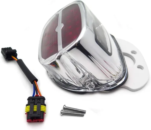 Miniatura 6 de Luces de freno traseras SMT-RED compatibles con lente transparente XL Harley Dyna Sportster 1999 y posteriores [B075VLXQ7V]
