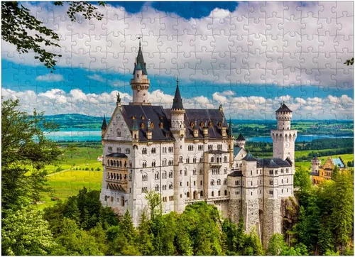 Miniatura 7 de MyPuzzle Neuschwanstein Castle On A Summer Day in Germany - Rompecabezas prémium de 100 piezas para adultos