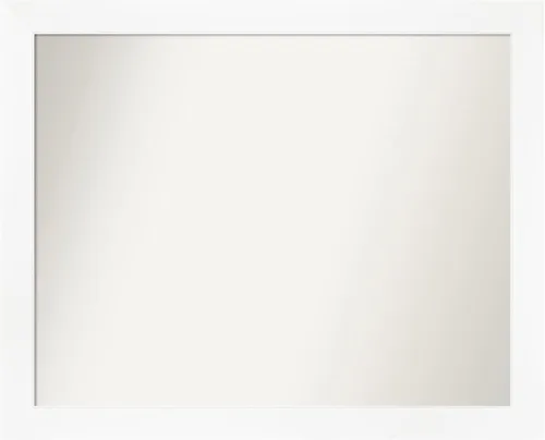 Miniatura 61 de Amanti Art Espejo de pared blanco de 30 x 42 pulgadas, espejo de baño rectangular blanco para decoración de pared de sala de estar, marco Parlor