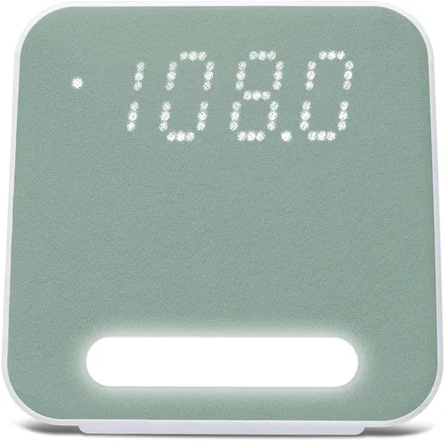 Miniatura 5 de HANNLOMAX Radio despertador HX-152CR, radio PLL AM/FM, reloj digital con alarma dual, luz nocturna. (verde)