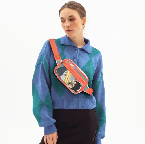 Miniatura 193 de Riñonera cruzada para mujeres y hombres, bolsa para cinturón para senderismo con correa ajustable, riñonera para correr, entrenamiento, deportes