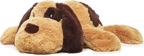 Miniatura 4 de Perro de peluche de cachorro de peluche de Labrador Retriever, animal de peluche abrazable para niños y niñas, cumpleaños, 30 pulgadas, marrón