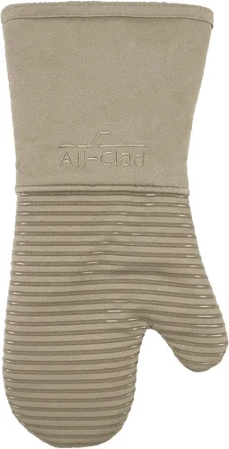 Miniatura 17 de All Clad Manopla de Horno de Silicona: Resistente al Calor hasta 500 Grados - 100% Algodón y Silicona, Manopla de Horno de 14"x7" para Cocina y Chili