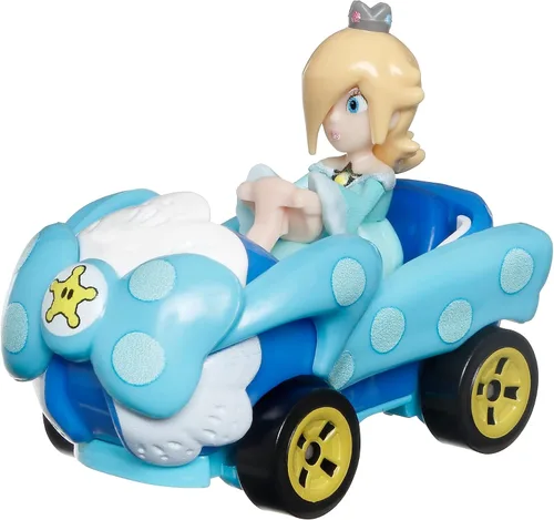 Miniatura 4 de Hot Wheels Mario Kart Rosalina Diecast Car [Reina del Cumpleaños]