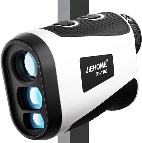 Miniatura 8 de Telémetro de golf X1 con pendiente, bloqueo de asta de bandera y vibración, telémetro láser 660/1100YDS para golf y caza, buscador láser recargable